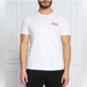 NWT - Emporio Armani Logo Cotton Short Sleeve Shirt - Size XXL